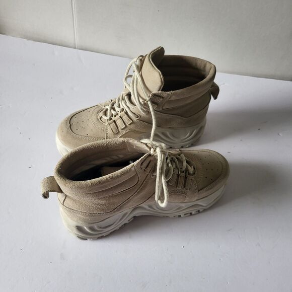 Zara Flat Split Leather High Tops - Picture 3 of 7